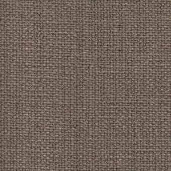 Woven fabric sample, earthy brown tone, dense grid pattern, matte finish, textured surface, suggesting durable natural fiber construction.