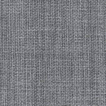 Woven gray fabric texture displays a dense, uniform pattern with subtle heathering and a matte finish, exhibiting a grid-like yarn structure.