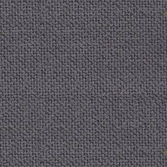 Medium gray woven fabric sample with subtle irregular texture and intermittent yellow threads, matte finish, identified as Göteborg col 767.