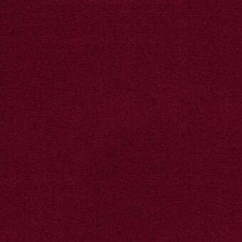 Lario Velluto velvet fabric, deep crimson, dense short pile texture with horizontal grain, matte finish, even lighting.