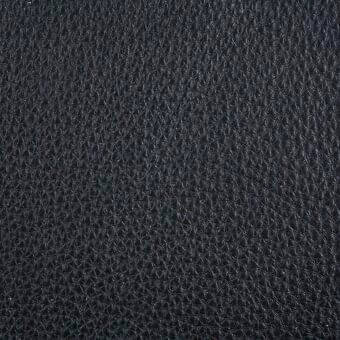 Black cayman nero leather texture with repeating circular perforations, matte finish, dense pattern, uniform surface detail.