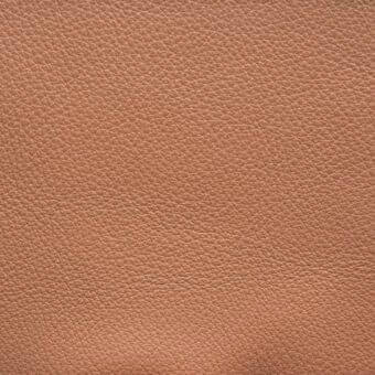 Ascot leather texture, warm brown full-grain, dense granular pattern, matte finish, pottery treatment, erba collection sample.