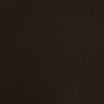 Dark brown leather texture with a dense, irregular grain and matte finish, displaying subtle tonal variations and a slightly distressed appearance.