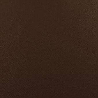 Brown leather texture sample with a fine-grained, pebbled surface and matte finish, identified as “tosca” leather with code 608.