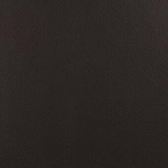 Dark brown leather texture with fine grain, irregular markings, and a matte finish; sample labeled “erba tosca 612” with subtle sheen.