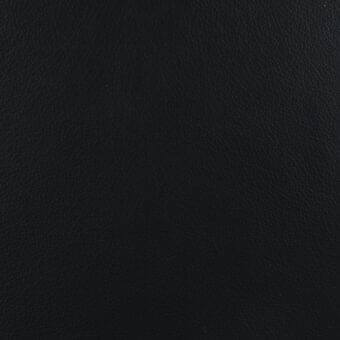 Black leather texture with a fine-grained, pebbled surface; label reads “erba > leathers > tosca > 622”, matte finish, diffused lighting.