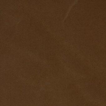 Cognac Daino leather texture sample, granular matte finish, natural grain pattern with tonal variations, from Erba leather collection.