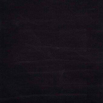 Anthracite nabuk leather texture with a consistent, short pile and subtle horizontal layering, displaying a deep matte black tone.