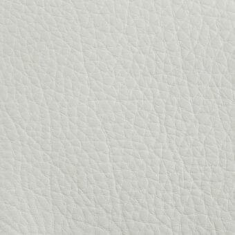Light gray quilted leather texture, dense repeating rounded indentations with linear creases, matte finish, Piumone Bianco collection.