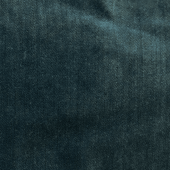 Petrolio fabric texture sample, dense weave, mottled surface, matte finish, Formitalia Cloud 310 petrolio collection upholstery material.