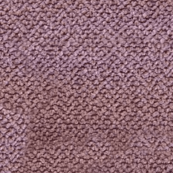 Rosa antico fabric texture with dense looped pile and subtle dimensional variation, displaying a consistent muted pink tone throughout.