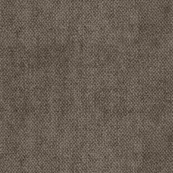 Formitalia Vigila Fango textile sample, medium-weight woven fabric, brownish-gray earthy tone, subtle irregular nubby texture.