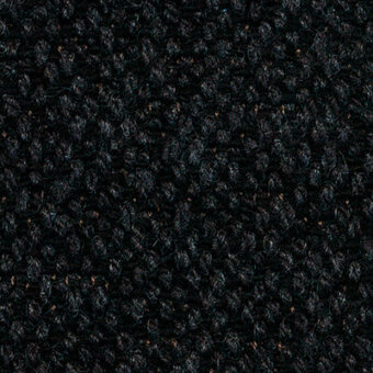Dark gray granular fabric texture with small tufts, beige undertones, and a tightly woven structure; label reads "frag > fabric > cat. a > 41 teti > teti 41 200."