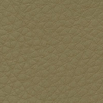 Olive-green chamois PVC fabric sample with a dense, irregular geometric texture and matte finish, identified as “33 saturno pvc > chamois 33 783a”.