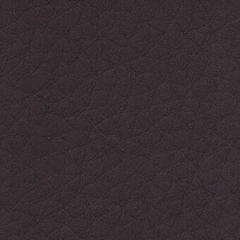 PVC fabric sample, coffee brown, mottled texture with fine lines; labeled “frag > fabric > cat. b > 33 saturno pvc > coffee brown 33 799a”.