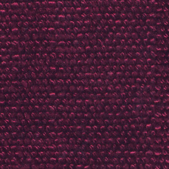 Burgundy fabric texture sample with a nubby, matte finish; catalog label reads "frag > fabric > cat. b > 44 ariel > ariel 44 001".