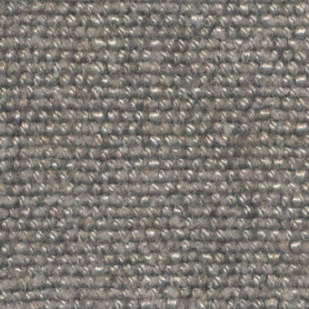 Woven gray fabric texture with a grid pattern, heathered tonal variations, and a nubby surface; label reads "frag > fabric > cat. b > 44 ariel > ariel 44 601."