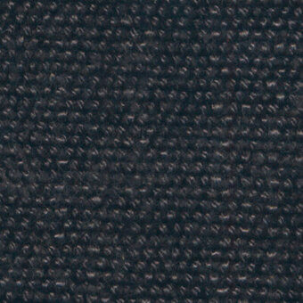 Woven fabric texture in dark charcoal gray features dense, nubby surface with integrated light gray text reading “frag > fabric > cat. b > 44 ariel > ariel 44 603.”