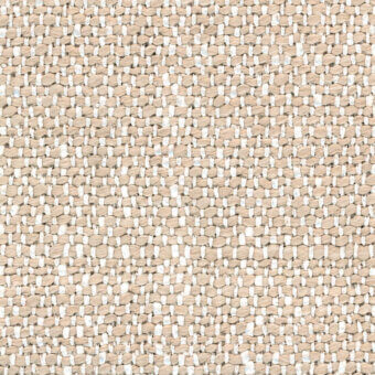 Beige woven fabric sample displays a grid texture with horizontal sand-colored strands and vertical off-white strands; product code sand 63 028.