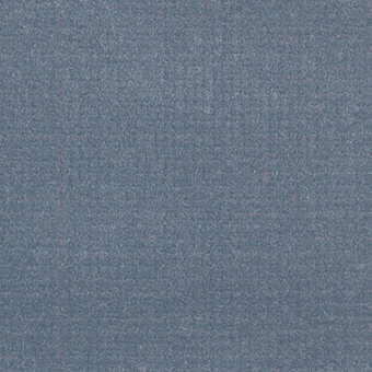 Blue-gray fabric sample displaying a dense, granular texture with subtle tonal variations and faint embedded text: “frag > fabric > cat. c > 38 venere.”