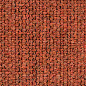 Terracotta fabric texture displaying a brick pattern with a dense, rounded weave and subtle tonal variations; label reads “frag > fabric > cat. c > 60 sirio > brick 60”.