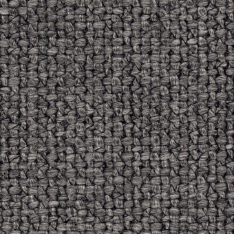 Dark gray looped pile fabric sample with a heathered texture, displaying a uniform weave and consistent color, identified by code “dark gray 60”.