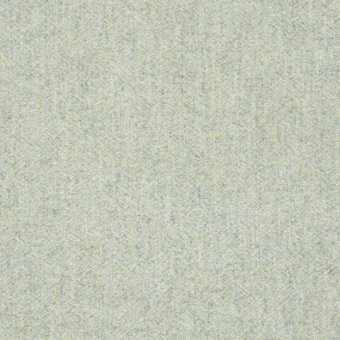 Melange fabric texture, pale green and beige, densely woven with a heathered nap and matte finish against a neutral backdrop.