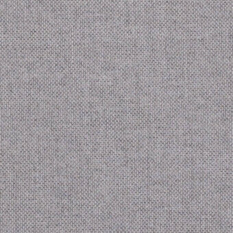 Gray woven fabric texture with heathered appearance, displaying a fine grid pattern and fiber blend; label reads “rewool 55 158”.
