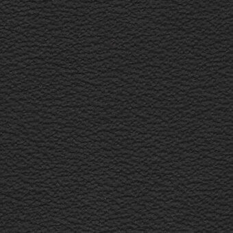 Black leather texture with a dense, granular pattern and matte finish, displaying a consistent, subtly rough surface ideal for upholstery.