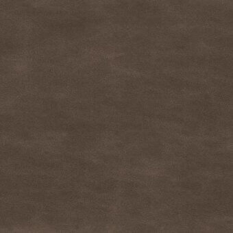 Dark brown leather texture with a mottled grain, matte finish, and subtle velvety appearance; material designation text visible.