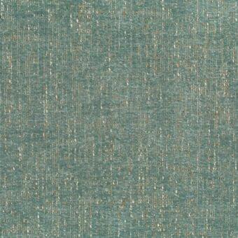 Giorgetti TX Cruise chenille fabric, celeste teal with gold metallic threads, dense woven texture for upholstery.