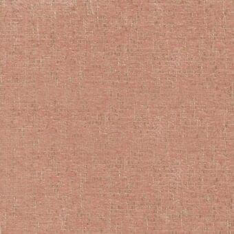 Giorgetti chenille fabric swatch in salmon pink with woven texture, displaying “tx cruisechenille 5268 flamingo wr” label detail.