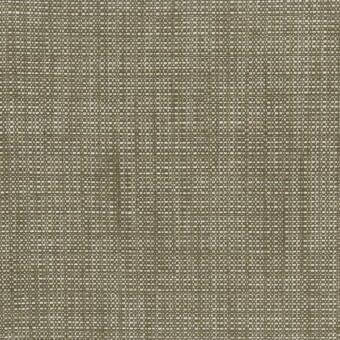 Giorgetti fabric texture, muted olive-green, dense weave with vertical striations and heathered effect; label reads “Damaris 5318 root wr”.