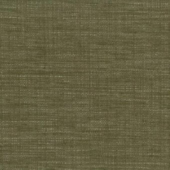 Giorgetti TX Damaris 5319 fabric sample, muted moss green, tight woven texture with a regular grid and matte finish.