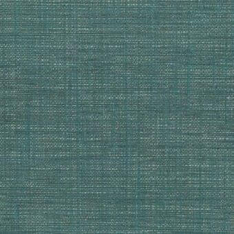 Giorgetti Damaris 5321 textile sample in turquoise features a linear weave with horizontal ribbing and a matte, slightly textured finish.