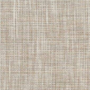 Beige fabric texture with vertical weave, heathered brown threads, matte finish; Giorgetti Damaris textile sample labeled with product code.