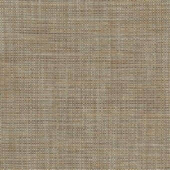 Beige fabric sample with rust-brown threads, dense weave, matte finish, grid pattern, Giorgetti label with fabric code ‘damaris 5324 guscio wr’.