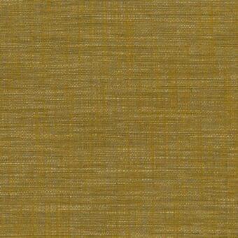 Giorgetti Damaris textile sample, ochre woven fabric, horizontal weave with matte finish and subtle mottled tone.