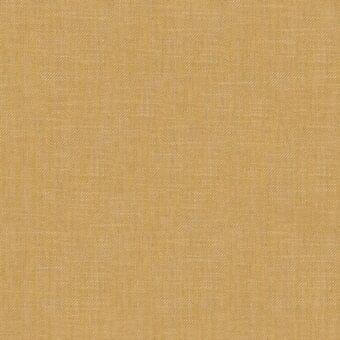 Giorgetti fabric swatch, muted gold tone, dense linear weave; label details “Penny” fabric, “Soleil” colorway, codes 7296 tx penny 6714.