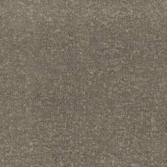 Giorgetti fabric texture sample, gray-brown corda, granular matte finish with speckled tonal variations and consistent repeatable pattern.