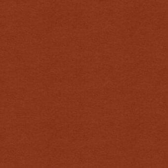 Terracotta fabric swatch displaying a granular woven texture, matte finish, and solid color with a natural, understated depth.
