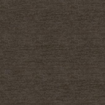 Giorgetti fabric swatch, muted brown knit with heathered texture and gray-beige flecks, labeled “7355 tx tinto 6515 chocolat”.