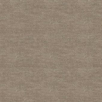 Taupe fabric swatch with a vertical, tightly woven texture and matte finish, displaying subtle heathered tonal variations and a nubby surface.