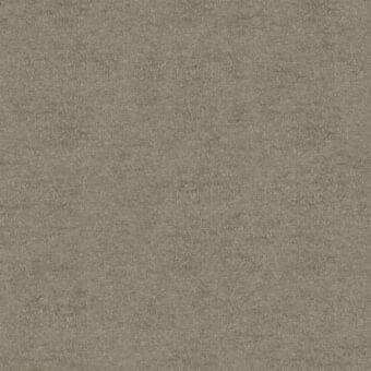 Giorgetti fabric swatch, gray-brown woven textile, granular texture with matte finish and product label details.