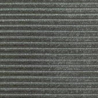 Giorgetti Infinity Cord 5181 Gris fabric sample, grey ribbed texture, narrow horizontal cords, matte finish, heathered tonal variations.