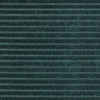 Giorgetti Infinity Cord 5191 Pavone textile sample, green corduroy fabric with horizontal stripes and matte finish.