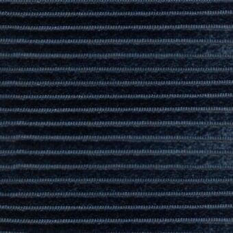 Giorgetti Infinity Cord 5193 Nuit fabric, dark blue corduroy with narrow vertical ribs and a matte, plush texture.