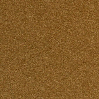 Textured woven textile in golden-brown, displaying a subtle grain and mottled tonal variations; close-up material sample, kvadrat divina3 0346.