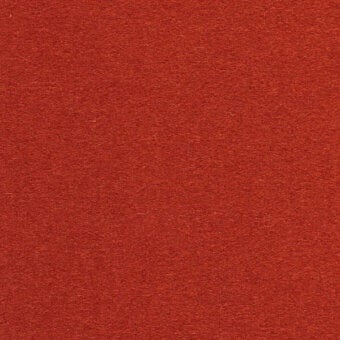 Kvadrat Divina3 textile, terracotta orange, dense looped pile fabric with subtle texture; Horm exclusive, color 0584.