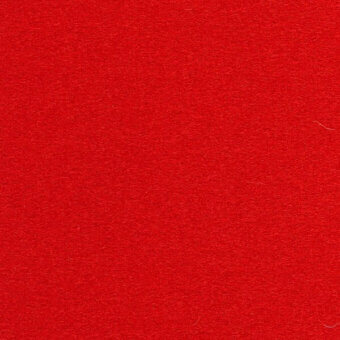 Deep red woven textile with a granular texture, displaying tonal variations and a saturated, muted color throughout the solid fabric expanse.